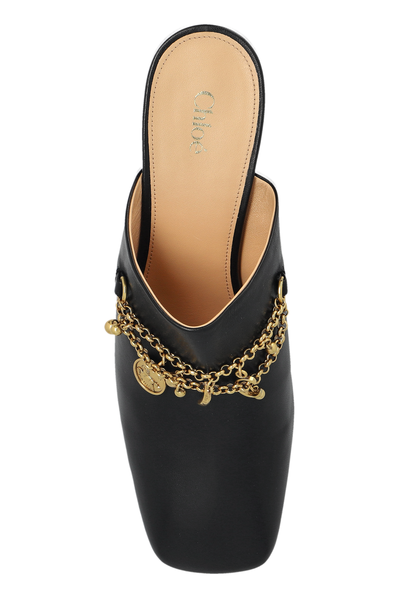 Black Heeled mules 